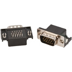 Amphenol ICC 10090926 26 Way Right Angle Through Hole D-sub Connector Plug, 2.29mm Pitch