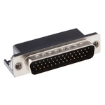 Amphenol FCI 10090926 44 Way Right Angle Through Hole D-sub Connector Plug, 2.29mm Pitch
