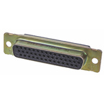 TE Connectivity Amplimite 90 44 Way Cable Mount D-sub Connector Socket