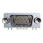 Wurth Elektronik 618 9 Way Right Angle Through Hole D-sub Connector Plug, 2.77mm Pitch