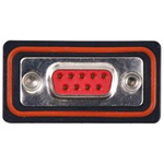 FCT from Molex FWD 25 Way Right Angle Panel Mount D-sub Connector Socket, with 4-40 UNC Screwlocks