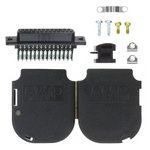 TE Connectivity Amplimite HDP-20 25 Way Through Hole D-sub Connector Plug, with Mounting Screw, Retainer Clip