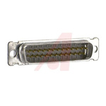 3M 8200 25 Way Right Angle Cable Mount D-sub Connector Plug, 1.27mm Pitch
