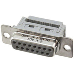 HARTING D-Sub Standard 15 Way Cable Mount D-sub Connector Socket, 2.77mm Pitch