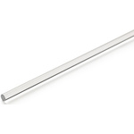 RS PRO Clear Rod, 1m x 50mm Diameter Cast Acrylic