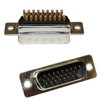 Norcomp 180 15 Way Panel Mount D-sub Connector Plug, 2.29mm Pitch