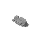 JAE D-Sub 9 Way Right Angle Through Hole D-sub Connector Socket, with 4-40 UNC Screwlocks