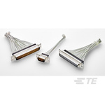 TE Connectivity 90 62 Way Cable Mount D-sub Connector Socket, 2.29mm Pitch