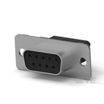 TE Connectivity Amplimite HD-20 9 Way Through Hole D-sub Connector Socket, 2.77mm Pitch