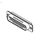 Omron XM3A 9 Way Panel Mount D-sub Connector Plug
