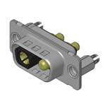 FCT from Molex 173107 2 Way D-sub Connector Socket, 6.86mm Pitch, with 4-40 Screw Locks