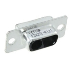 FCT from Molex 172704 2 Way Panel Mount D-sub Connector Socket, 6.86mm Pitch, with 4-40 Screw Locks