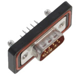 FCT from Molex 172704 9 Way Through Hole D-sub Connector Plug, 2.84mm Pitch, with 4-40 Screw Locks