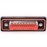 FCT from Molex 172704 25 Way Through Hole D-sub Connector Plug, 2.84mm Pitch, with 4-40 Screw Locks