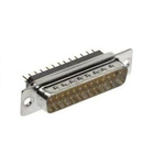 TE Connectivity AMPLIMITE 50 Way Box Mount D-sub Connector Socket, 2.77mm Pitch