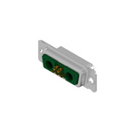 CONEC 7 Way Through Hole D-sub Connector Socket, with Mounting Hole