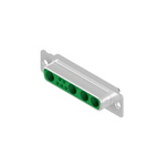CONEC 9 Way Through Hole D-sub Connector Socket, with Solder Cup