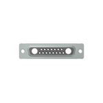 CONEC 17 Way Through Hole D-sub Connector Socket, with Mounting Hole