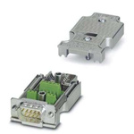Phoenix Contact SUBCON-PLUS-M/AX 9 9 Way Cable Mount D-sub Connector Plug