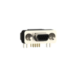 Norcomp 581 15 Way Right Angle Panel Mount D-sub Connector Plug, 1.27mm Pitch