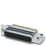 Phoenix Contact 44 Way Angled Panel Mount D-sub Connector Socket, 2.29mm Pitch