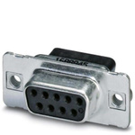 Phoenix Contact 9 Way Panel Mount D-sub Connector Socket, 2.27mm Pitch