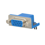 2311586 15 Way Board Mount D-sub Connector Receptacle, 2.29mm Pitch, with Boardlock