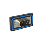 Amphenol Communications Solutions ED 9 Way PCB Mount, Through Hole D-sub Connector Plug, 2.77mm Pitch
