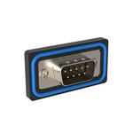 Amphenol Communications Solutions ED 9 Way Right Angle PCB Mount, Through Hole D-sub Connector Plug, 2.77mm Pitch