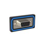 Amphenol Communications Solutions ED 9 Way PCB Mount, Through Hole D-sub Connector Socket, 2.74mm Pitch