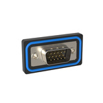 Amphenol Communications Solutions EHD 15 Way Right Angle PCB Mount, Through Hole D-sub Connector Plug