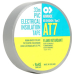 Advance Tapes AT7 Grey PVC Electrical Tape, 19mm x 33m