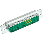 HARTING 9 Way Panel Mount D-sub Connector Plug
