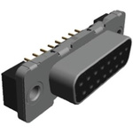 TE Connectivity Amplimite HDP-20 15 Way Through Hole D-sub Connector Socket, 2.74mm Pitch