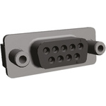 TE Connectivity Amplimite HD-20 9 Way Through Hole D-sub Connector Socket, with 4-40 UNC, Female Screw Lock