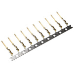 RS PRO Male Crimp D-sub Connector Contact, Gold, Tin Plug, 28 → 24 AWG