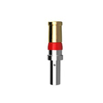 Amphenol ICC Female Crimp D-sub Connector Contact, Gold over Nickel Power, 18 → 16 AWG