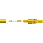 HARTING, D-Sub Mixed Series, size 188 AU, 316 U, RG 174 U Male Crimp, Solder D-Sub Connector Coaxial Contact, Gold