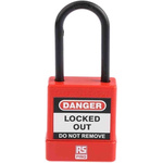 RS PRO 1 Lock 5mm Shackle Nylon Safety Lockout