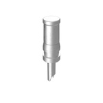 Amphenol ICC, DW Series, Male Crimp D-sub Connector Contact, Gold over Nickel Power, 8 → 10 AWG
