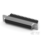 TE Connectivity Amplimite HDE 37 Way Cable Mount D-sub Connector Socket