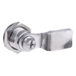 RS PRO Panel to Tongue Depth 26mm Stainless Steel Cabinet Lock