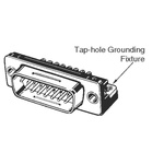 Omron XM3C 37 Way Right Angle Through Hole D-sub Connector Plug