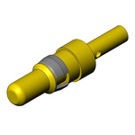 FCT from Molex, 173112 Series, size 16 → 20AWG Male Crimp D-Sub Connector Power Contact, Gold Power, 16 →