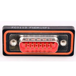 FCT from Molex 172704 15 Way Through Hole D-sub Connector Plug, 2.84mm Pitch, with 4-40 Screw Locks