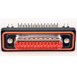 FCT from Molex 172704 25 Way Right Angle Through Hole D-sub Connector Plug, 2.84mm Pitch, with 4-40 Screw Locks