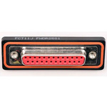 FCT from Molex 172704 25 Way Through Hole D-sub Connector Socket, 2.84mm Pitch, with 4-40 Screw Locks