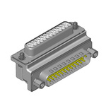 FCT from Molex, 173114 Series, Male Crimp D-sub Connector Contact, Gold over Nickel, 20 → 24 AWG