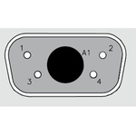 FCT from Molex 173107 5 Way D-sub Connector Plug, 2.84mm Pitch