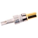 FCT from Molex, 173112 Series, Male Crimp D-sub Connector Contact, Gold over Nickel, 16 → 200 AWG